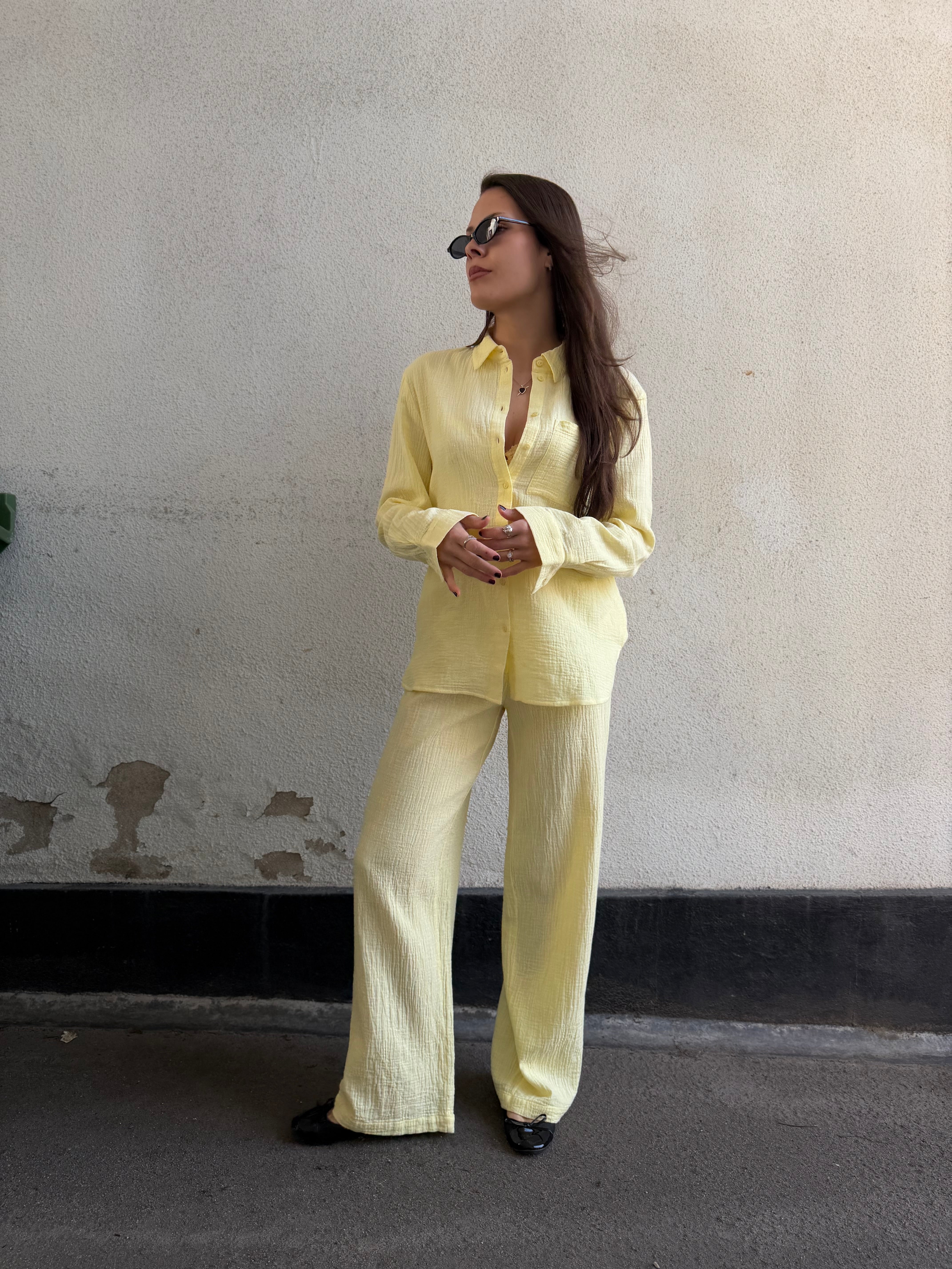PCSASTINA Trousers - French Vanilla